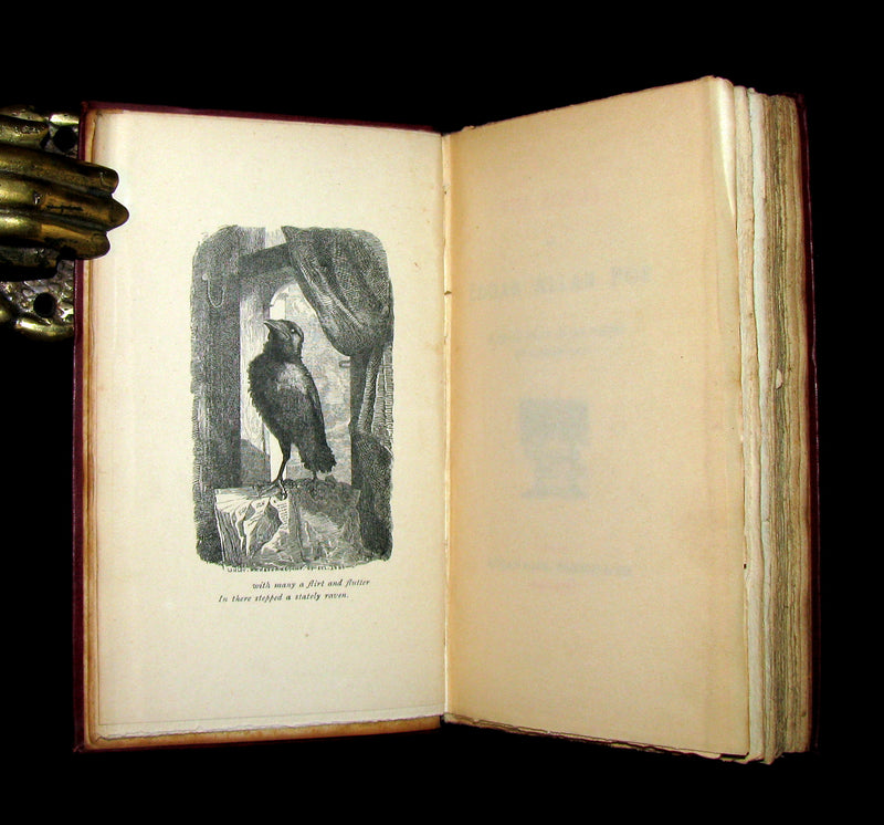 1885 Rare Book - The POEMS Of EDGAR ALLAN POE & An Essay on His Poetry by ANDREW LANG.