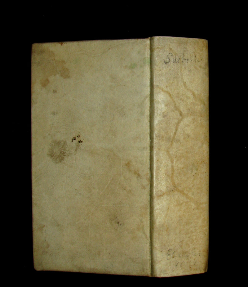 1671 Rare Latin Book - Lives of the Twelve Caesars & other notes by Suetonius - Cum Notationibus Diversorum.