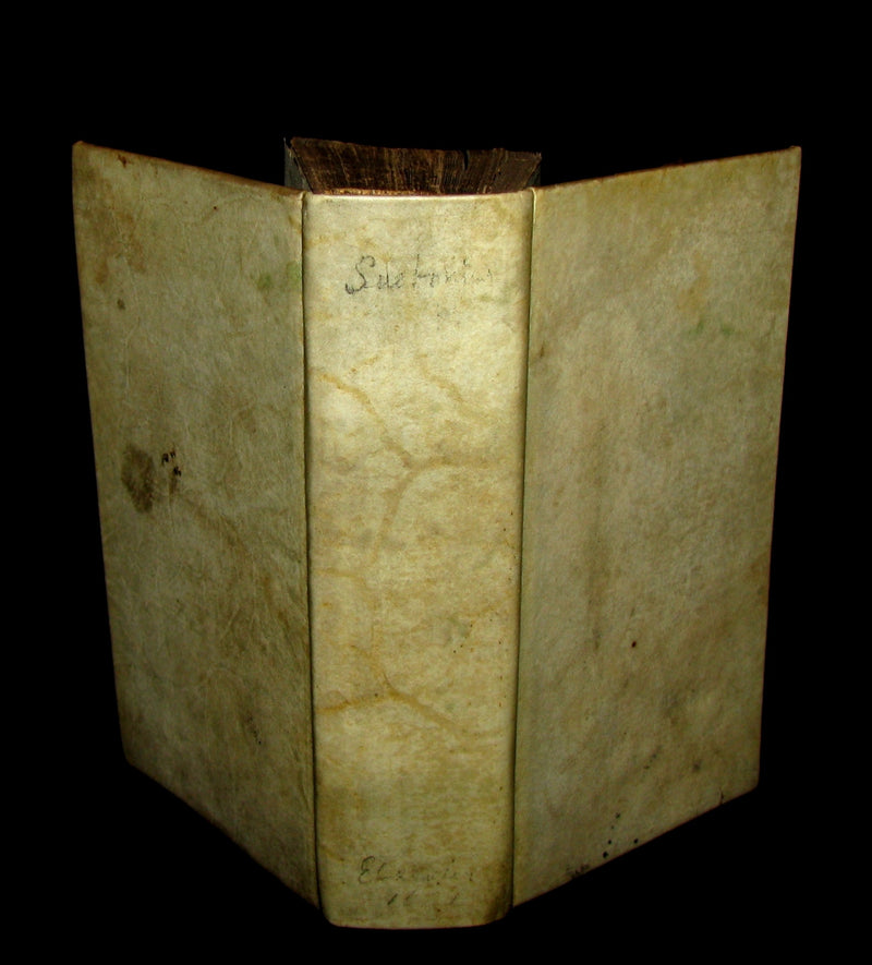 1671 Rare Latin Book - Lives of the Twelve Caesars & other notes by Suetonius - Cum Notationibus Diversorum.