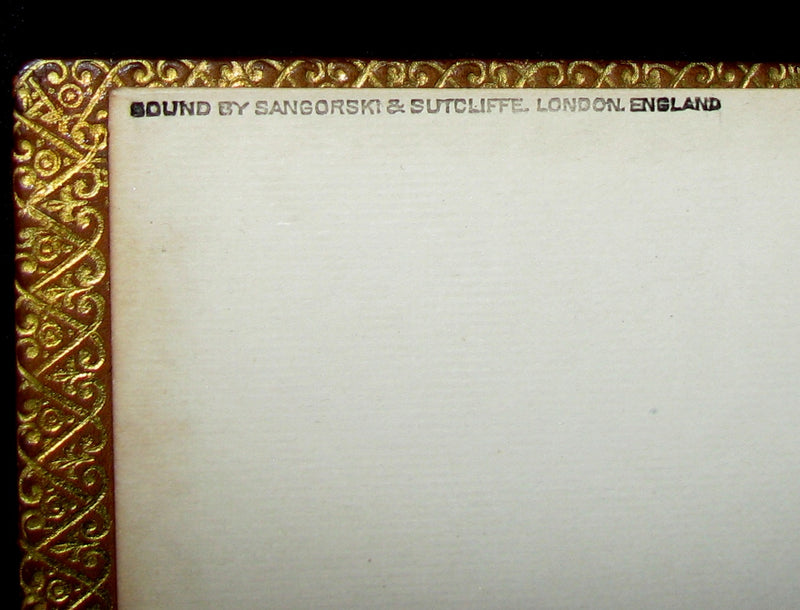 1925 Rare 1stED - Richard Burton's The Kasidah Of Haji Abdu El-Yezdi illustrated by John Kettelwell & bound by Sangorski & Sutcliffe.