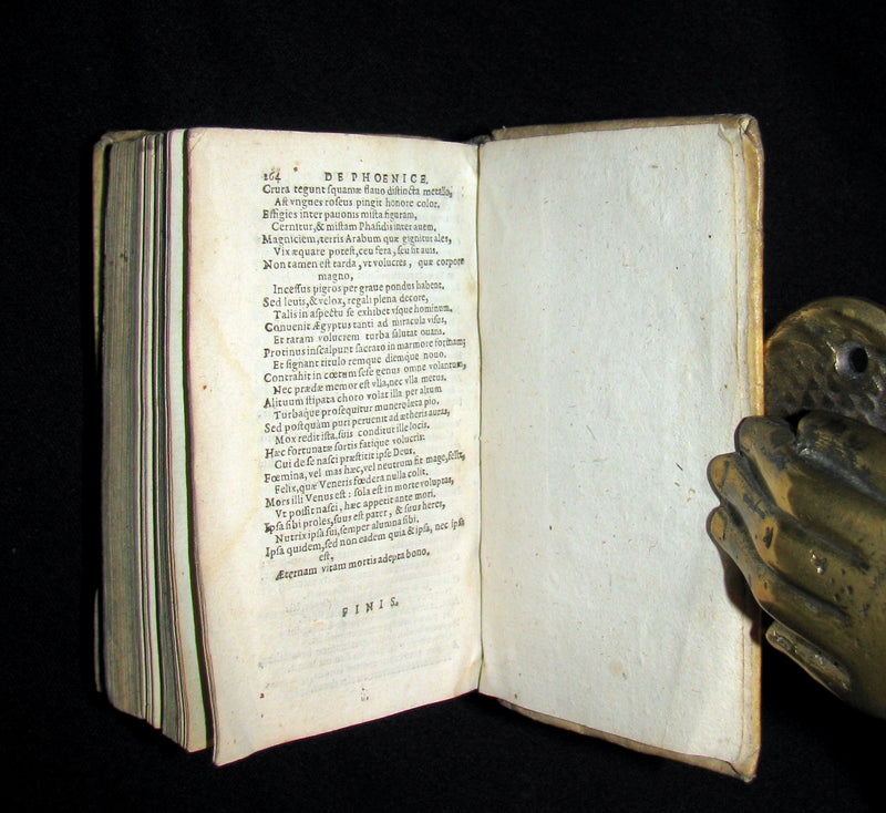 1616 Rare Latin Vellum Book - C.L. Claudiani quae extant - Claudian's Latin poetry of late antiquity.