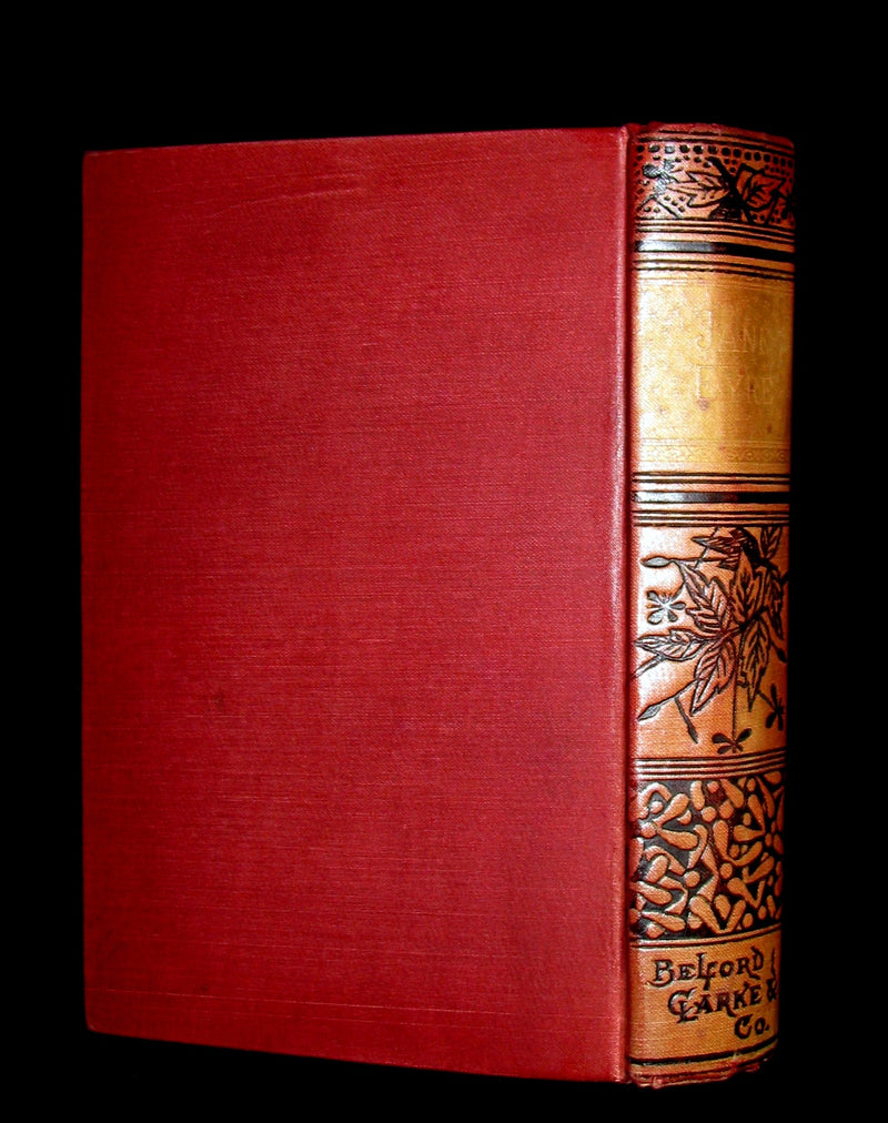 1885 Rare Victorian Book - JANE EYRE by CHARLOTTE BRONTË.