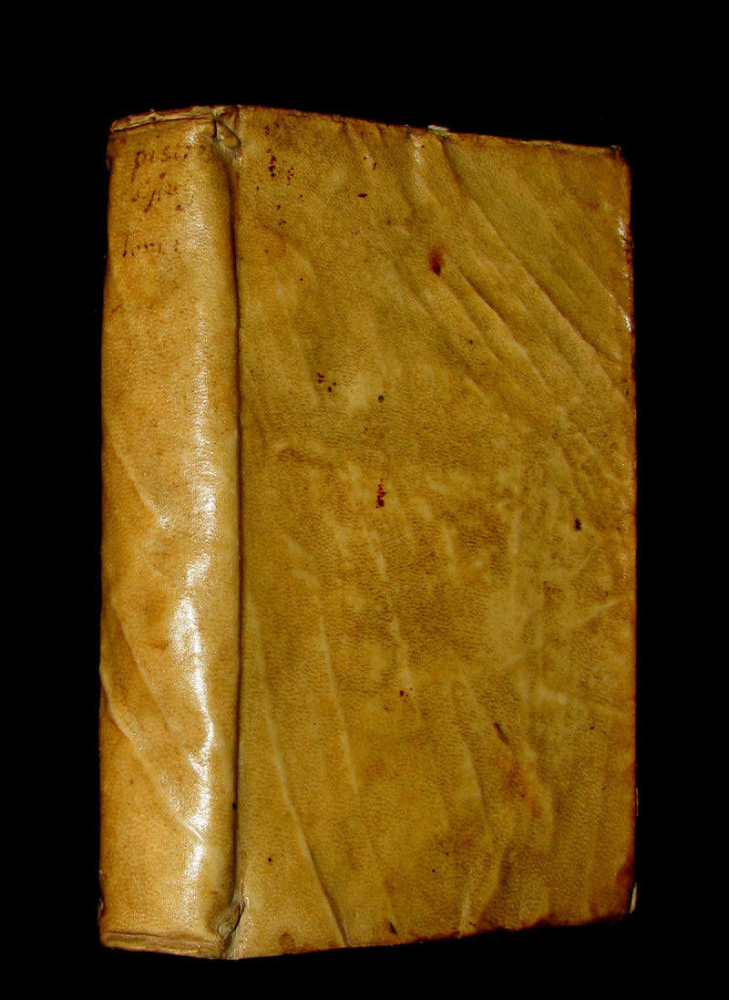 1656 Scarce French Vellum Book - Chosen Epistles by Saint Augustine of Hippo.