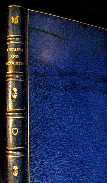 1897 Rare Book bound by Sangorski & Sutcliffe - MEDIEVAL HISTORY of Aucassin and Nicolette. Knighthood and Chivalry.