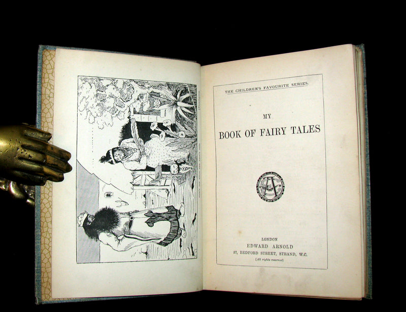 1895 Rare Victorian Book -  MY BOOK OF FAIRY TALES illustrated by Arthur Layard.