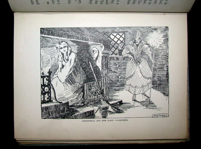 1895 Rare Victorian Book -  MY BOOK OF FAIRY TALES illustrated by Arthur Layard.