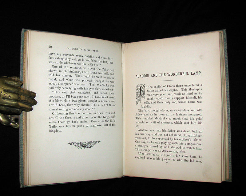 1895 Rare Victorian Book -  MY BOOK OF FAIRY TALES illustrated by Arthur Layard.