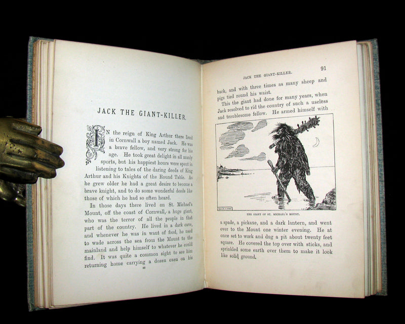 1895 Rare Victorian Book -  MY BOOK OF FAIRY TALES illustrated by Arthur Layard.