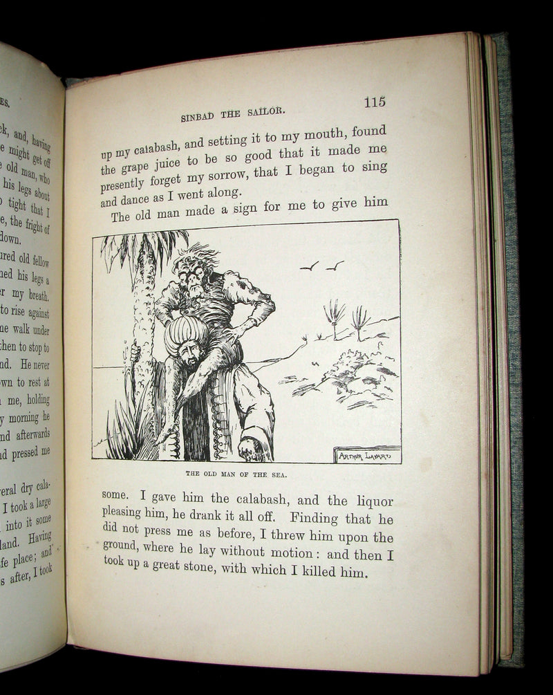 1895 Rare Victorian Book -  MY BOOK OF FAIRY TALES illustrated by Arthur Layard.