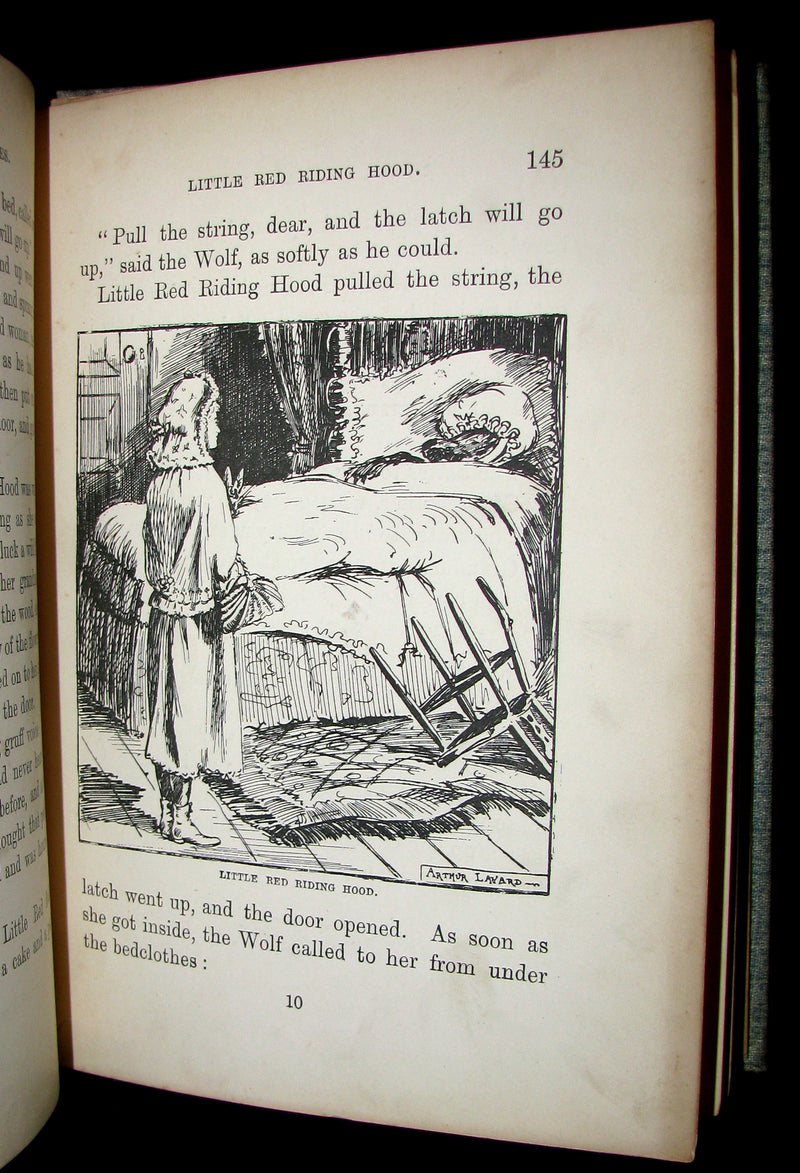1895 Rare Victorian Book -  MY BOOK OF FAIRY TALES illustrated by Arthur Layard.