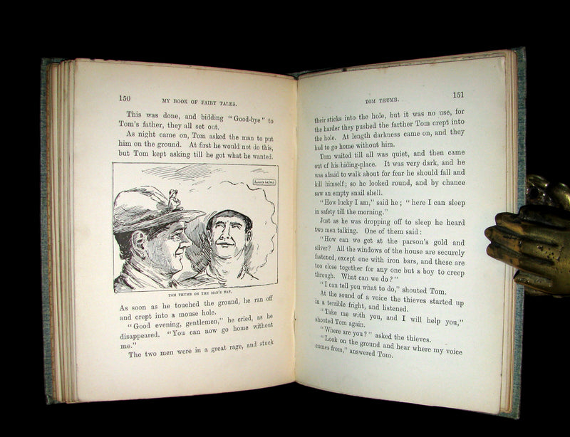 1895 Rare Victorian Book -  MY BOOK OF FAIRY TALES illustrated by Arthur Layard.