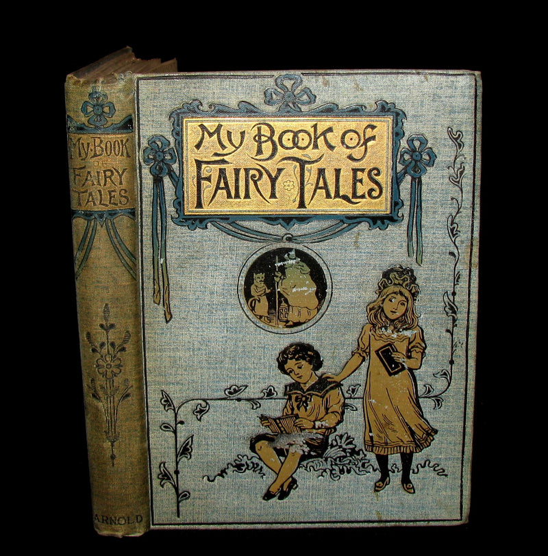 1895 Rare Victorian Book -  MY BOOK OF FAIRY TALES illustrated by Arthur Layard.