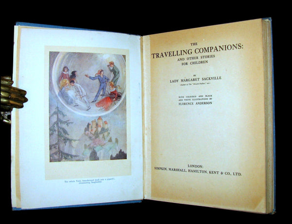 1915 Scarce 1stED Book - Sackville's FAIRY TALES - THE TRAVELLING COMPANIONS Illustrated by Florence Anderson.