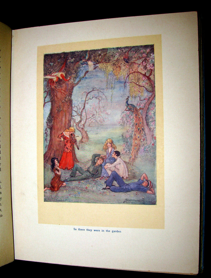 1915 Scarce 1stED Book - Sackville's FAIRY TALES - THE TRAVELLING COMPANIONS Illustrated by Florence Anderson.