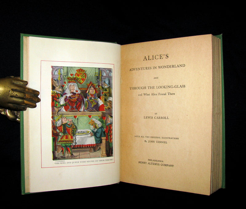 1915 Rare Altemus Edition - Alice's Adventures in Wonderland & Through the Looking-Glass.