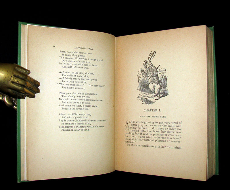 1915 Rare Altemus Edition - Alice's Adventures in Wonderland & Through the Looking-Glass.