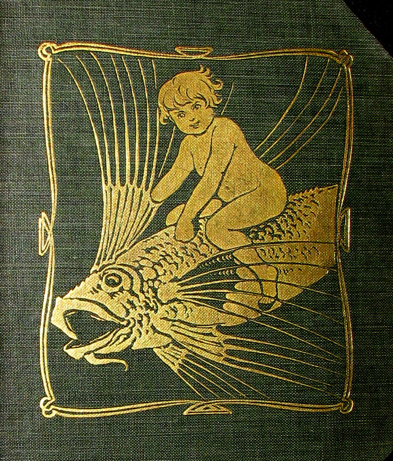 1909 Rare Book - Water-Babies Fairy Tale for a Land-Baby Illustrated by Warwick Goble. 1stED.
