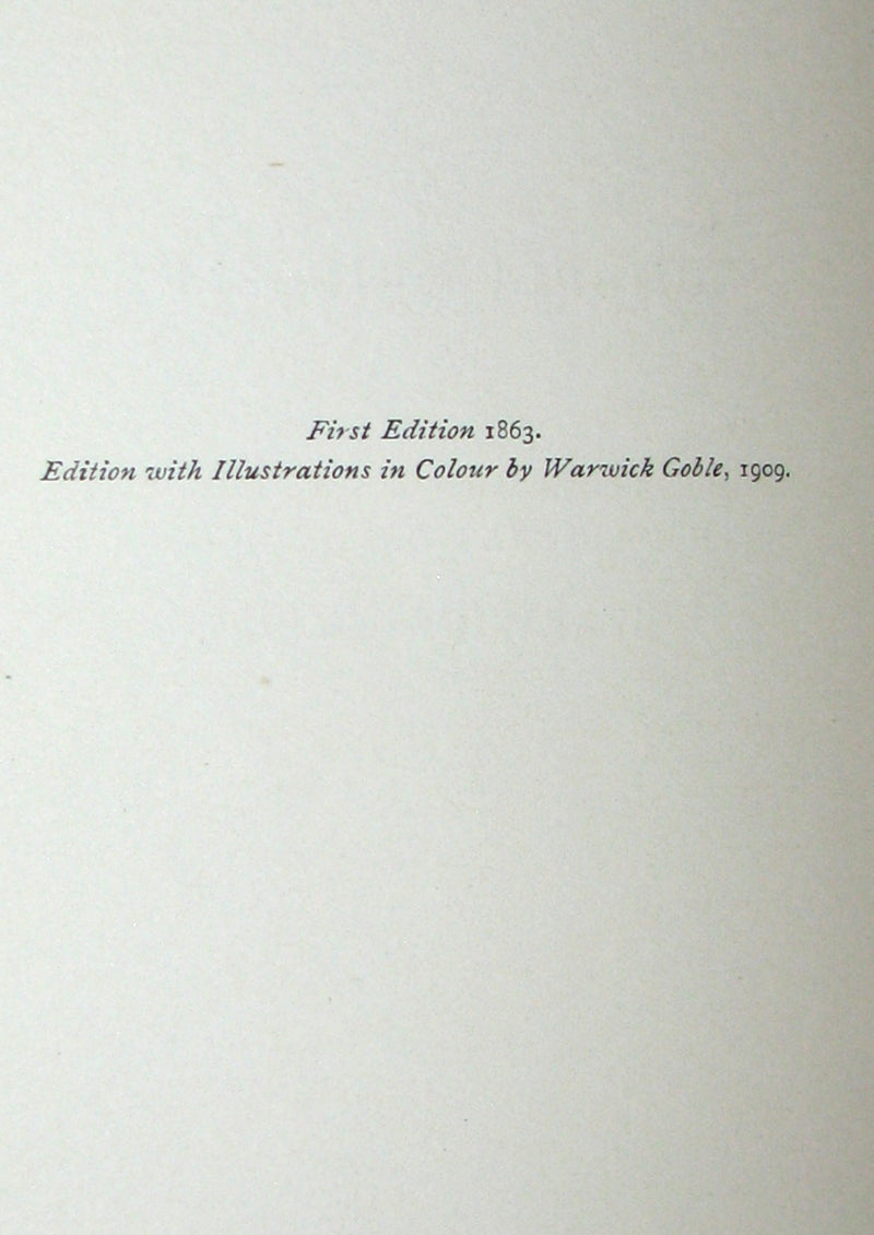 1909 Rare Book - Water-Babies Fairy Tale for a Land-Baby Illustrated by Warwick Goble. 1stED.