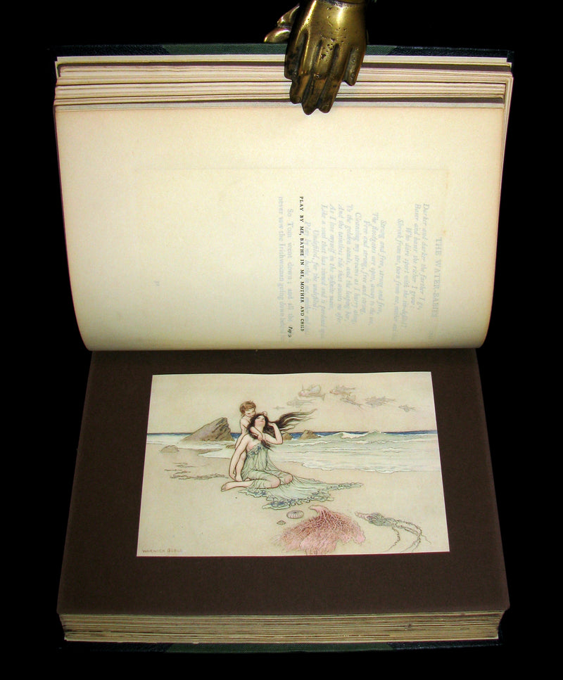1909 Rare Book - Water-Babies Fairy Tale for a Land-Baby Illustrated by Warwick Goble. 1stED.