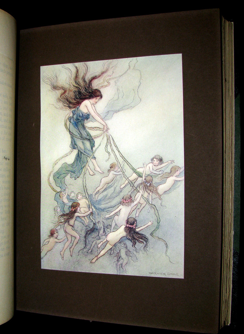 1909 Rare Book - Water-Babies Fairy Tale for a Land-Baby Illustrated by Warwick Goble. 1stED.