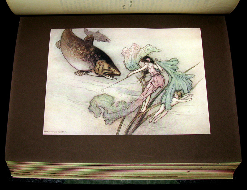 1909 Rare Book - Water-Babies Fairy Tale for a Land-Baby Illustrated by Warwick Goble. 1stED.