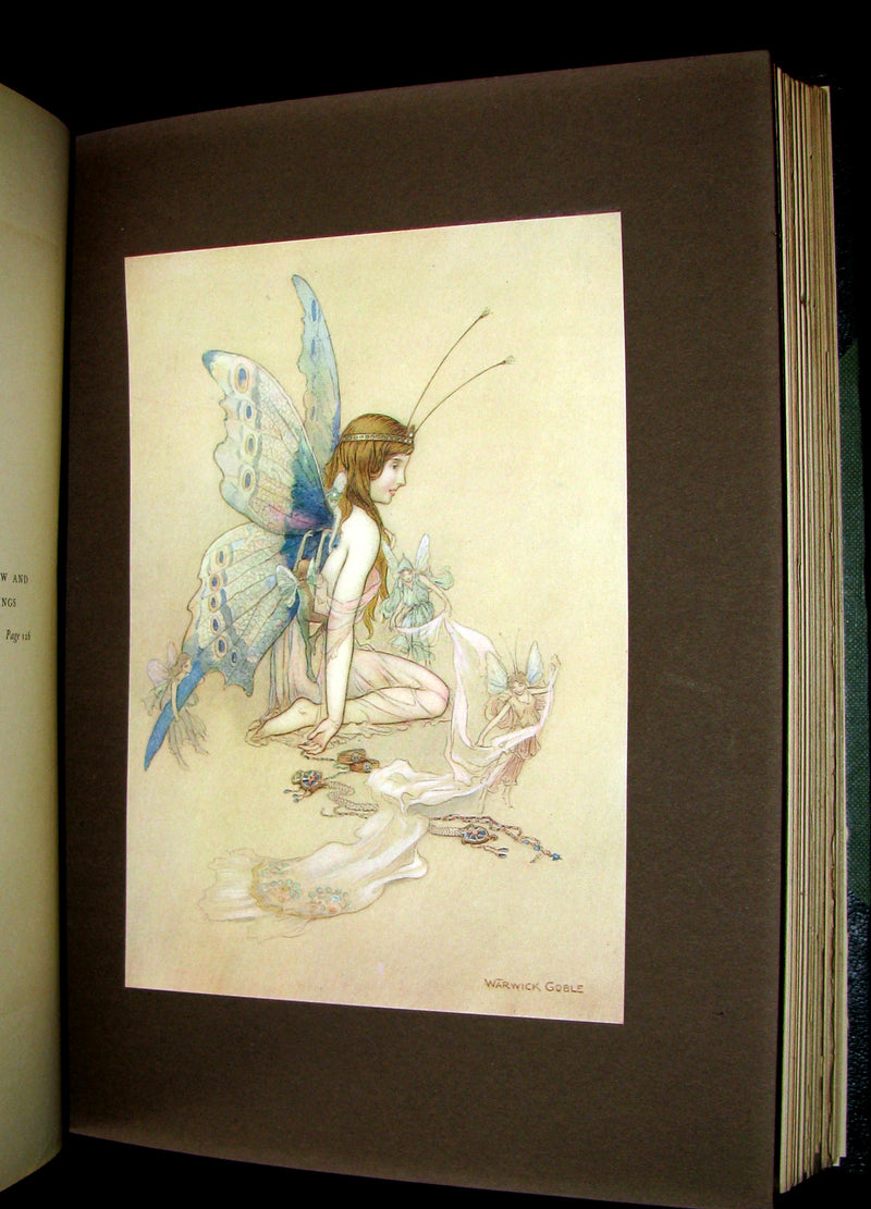 1909 Rare Book - Water-Babies Fairy Tale for a Land-Baby Illustrated by Warwick Goble. 1stED.