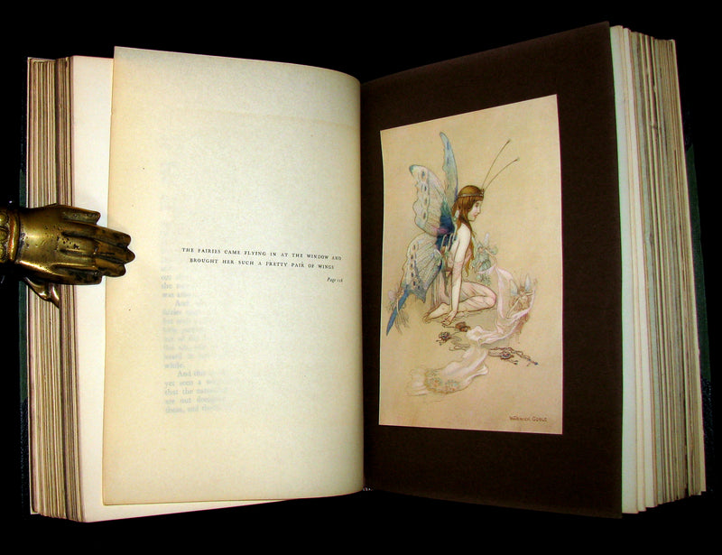 1909 Rare Book - Water-Babies Fairy Tale for a Land-Baby Illustrated by Warwick Goble. 1stED.