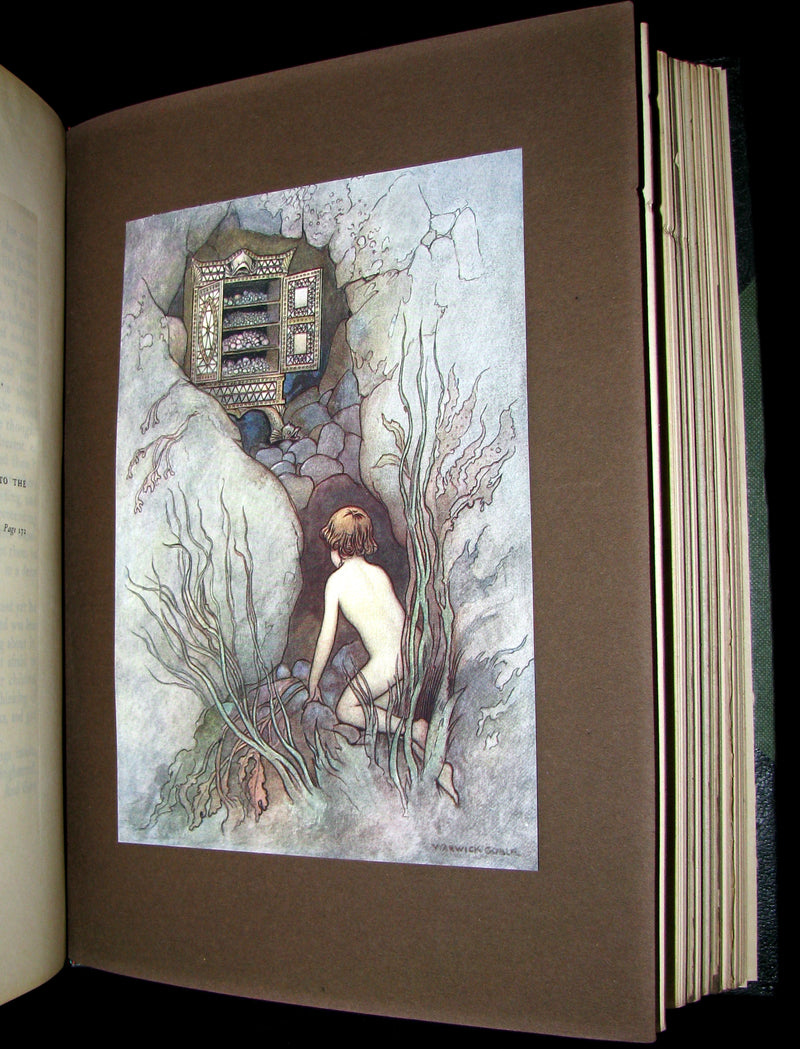 1909 Rare Book - Water-Babies Fairy Tale for a Land-Baby Illustrated by Warwick Goble. 1stED.