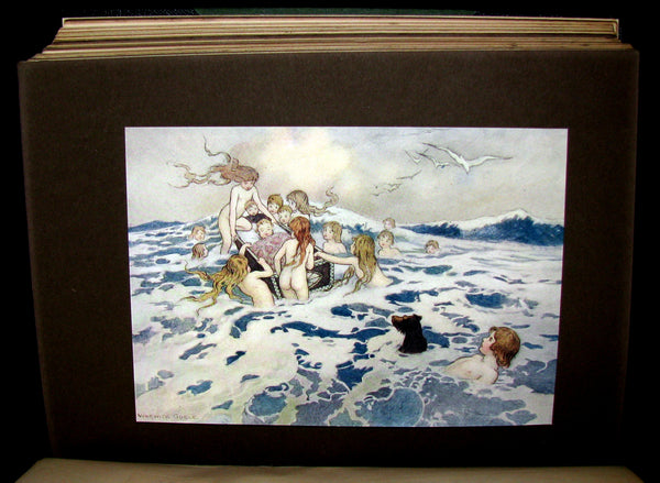 1909 Rare Book - Water-Babies Fairy Tale for a Land-Baby Illustrated by Warwick Goble. 1stED.