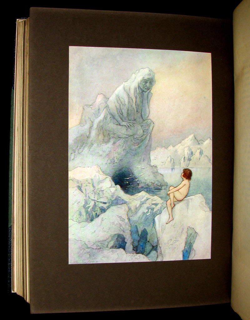 1909 Rare Book - Water-Babies Fairy Tale for a Land-Baby Illustrated by Warwick Goble. 1stED.