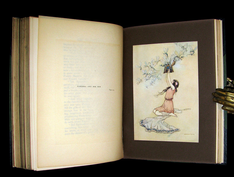 1909 Rare Book - Water-Babies Fairy Tale for a Land-Baby Illustrated by Warwick Goble. 1stED.