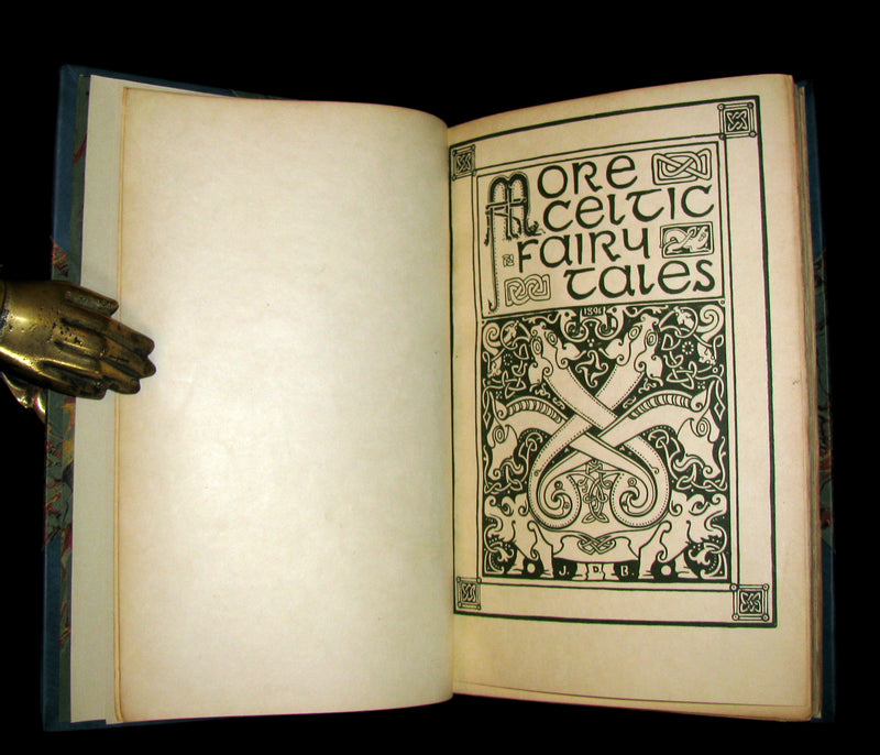 1894 Scarce LIMITED 1st EDITION #27/125 - More CELTIC FAIRY TALES by Joseph Jacobs Illustrated by John D. Batten.