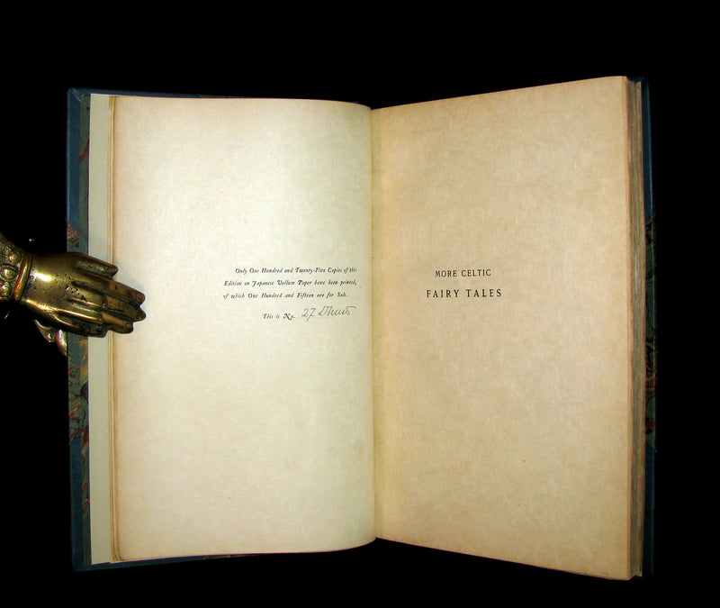 1894 Scarce LIMITED 1st EDITION #27/125 - More CELTIC FAIRY TALES by Joseph Jacobs Illustrated by John D. Batten.