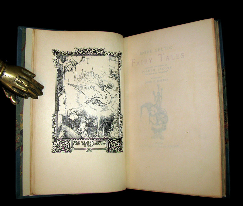 1894 Scarce LIMITED 1st EDITION #27/125 - More CELTIC FAIRY TALES by Joseph Jacobs Illustrated by John D. Batten.