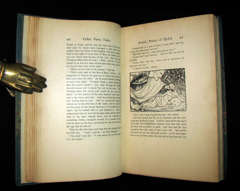 1894 Scarce LIMITED 1st EDITION #27/125 - More CELTIC FAIRY TALES by Joseph Jacobs Illustrated by John D. Batten.