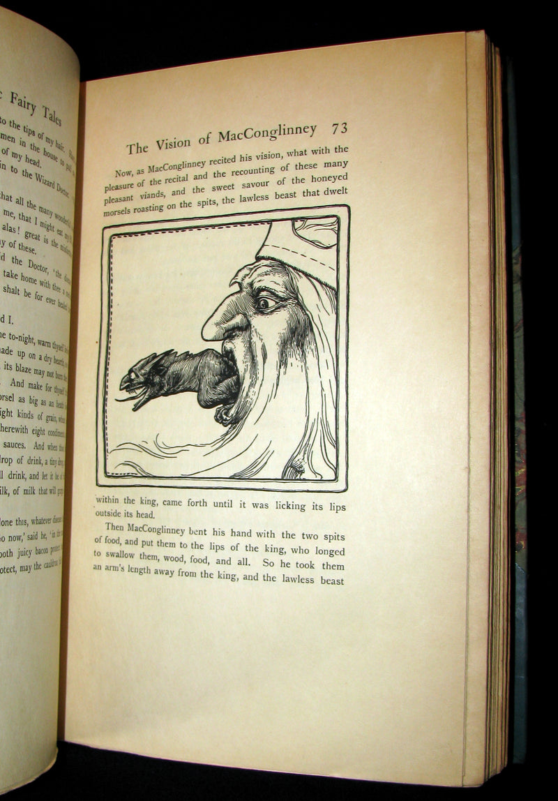 1894 Scarce LIMITED 1st EDITION #27/125 - More CELTIC FAIRY TALES by Joseph Jacobs Illustrated by John D. Batten.
