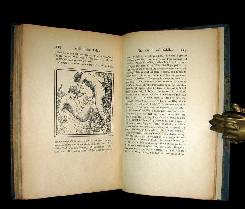 1894 Scarce LIMITED 1st EDITION #27/125 - More CELTIC FAIRY TALES by Joseph Jacobs Illustrated by John D. Batten.
