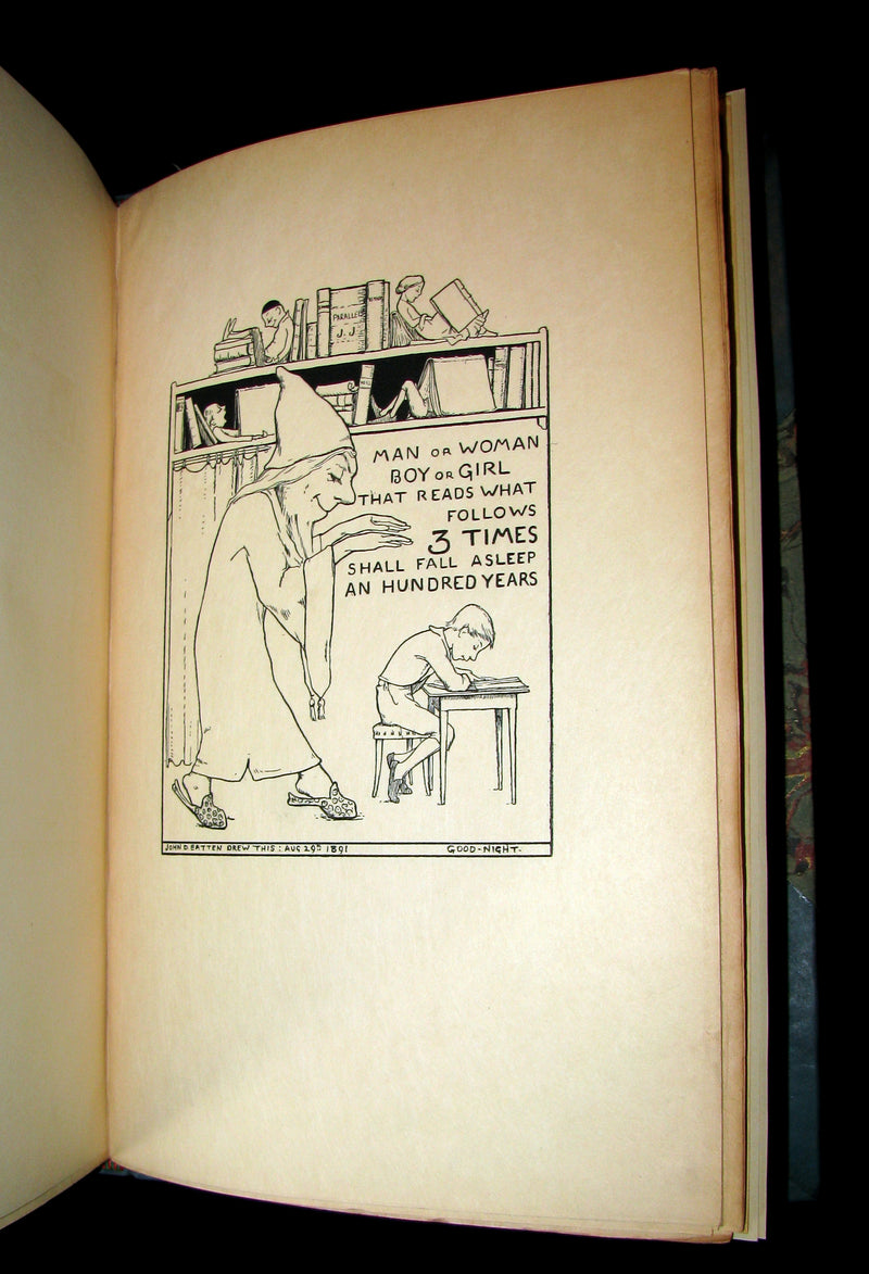 1894 Scarce LIMITED 1st EDITION #27/125 - More CELTIC FAIRY TALES by Joseph Jacobs Illustrated by John D. Batten.
