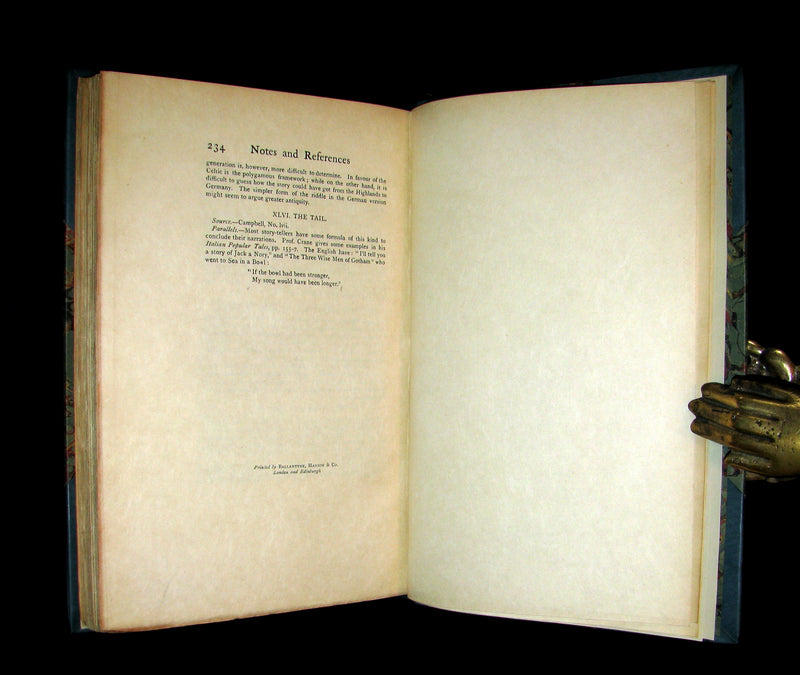 1894 Scarce LIMITED 1st EDITION #27/125 - More CELTIC FAIRY TALES by Joseph Jacobs Illustrated by John D. Batten.