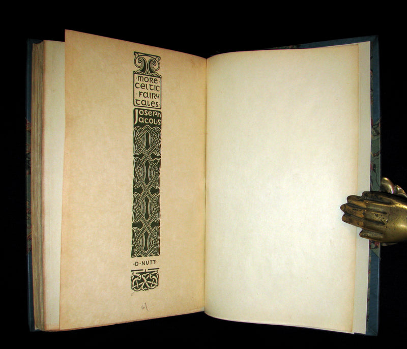 1894 Scarce LIMITED 1st EDITION #27/125 - More CELTIC FAIRY TALES by Joseph Jacobs Illustrated by John D. Batten.