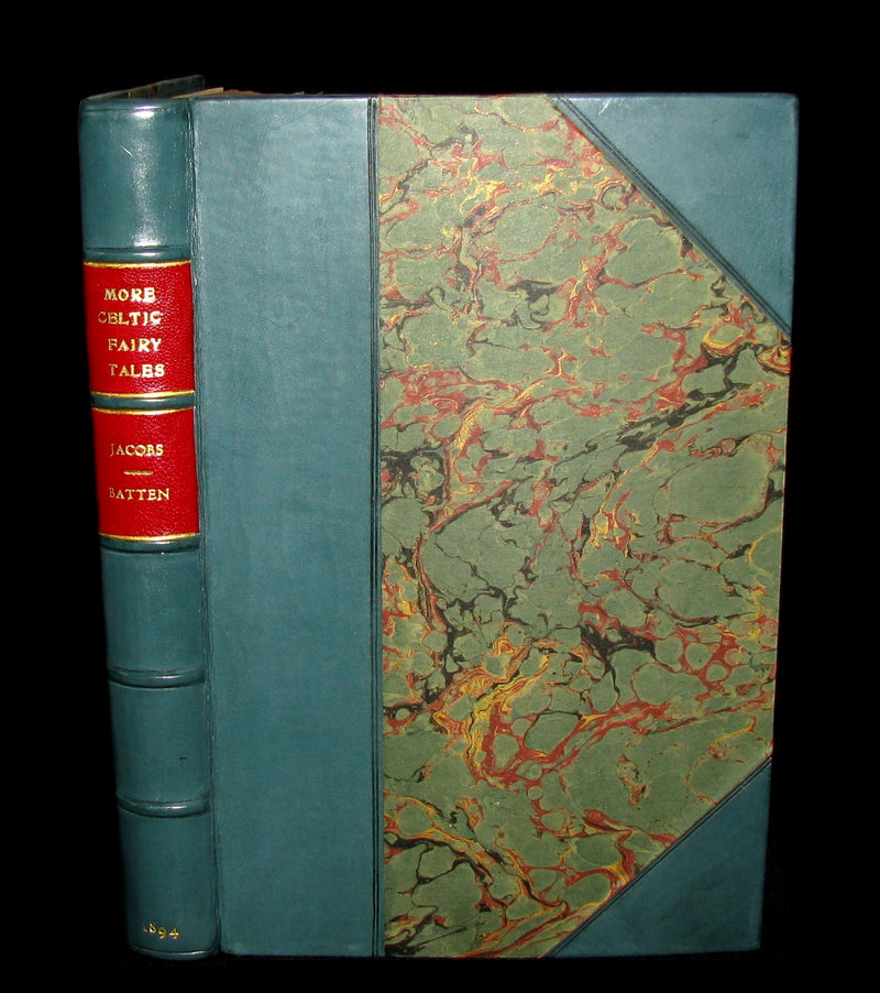 1894 Scarce LIMITED 1st EDITION #27/125 - More CELTIC FAIRY TALES by Joseph Jacobs Illustrated by John D. Batten.