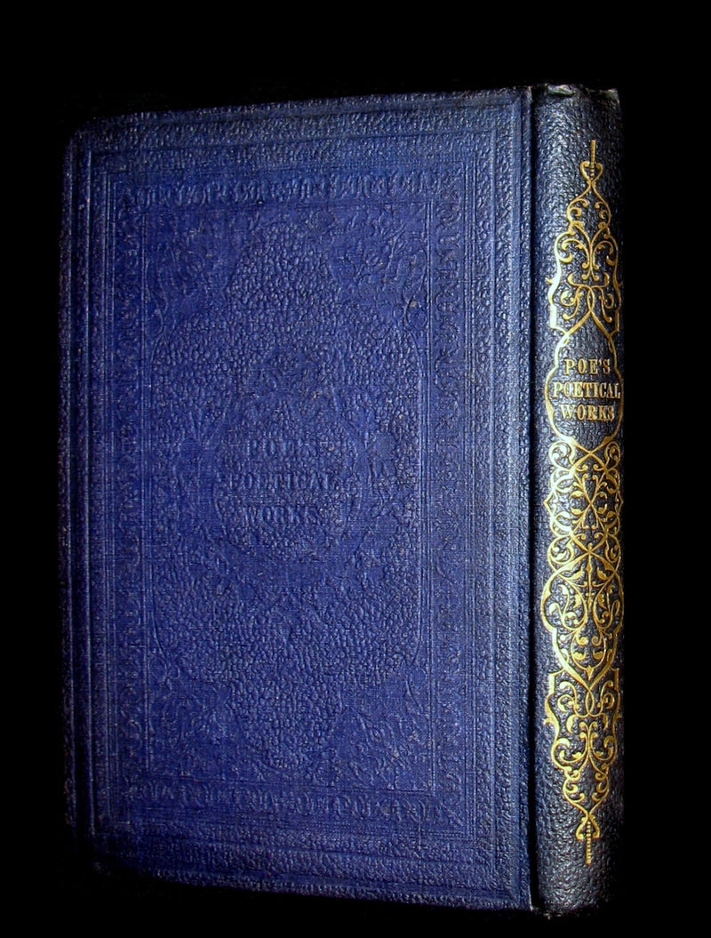 1852 Rare Book - The Poetical Works of EDGAR ALLAN POE. Illustrated.
