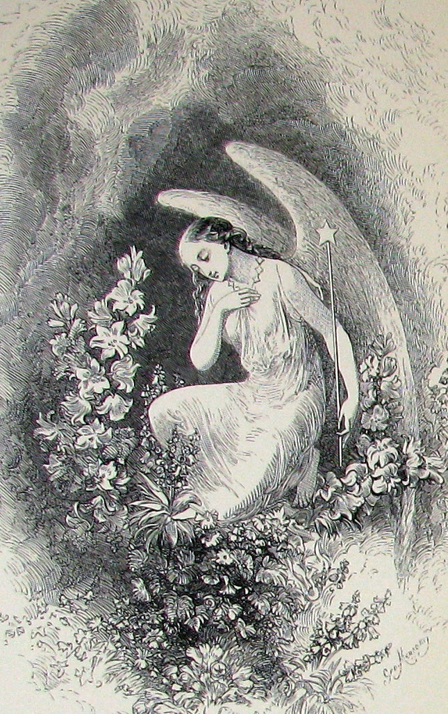 1852 Rare Book - The Poetical Works of EDGAR ALLAN POE. Illustrated.