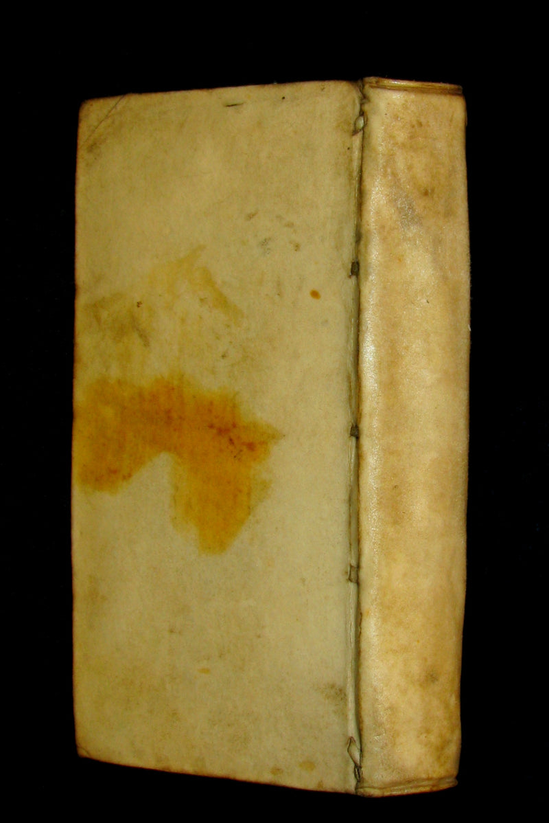 1670 Rare Latin Vellum Book - Histories of ALEXANDER the GREAT by Quintus Curtius Rufus.