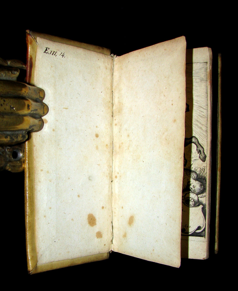 1670 Rare Latin Vellum Book - Histories of ALEXANDER the GREAT by Quintus Curtius Rufus.