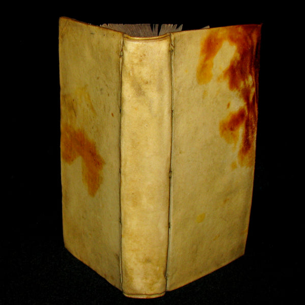 1670 Rare Latin Vellum Book - Histories of ALEXANDER the GREAT by Quintus Curtius Rufus.