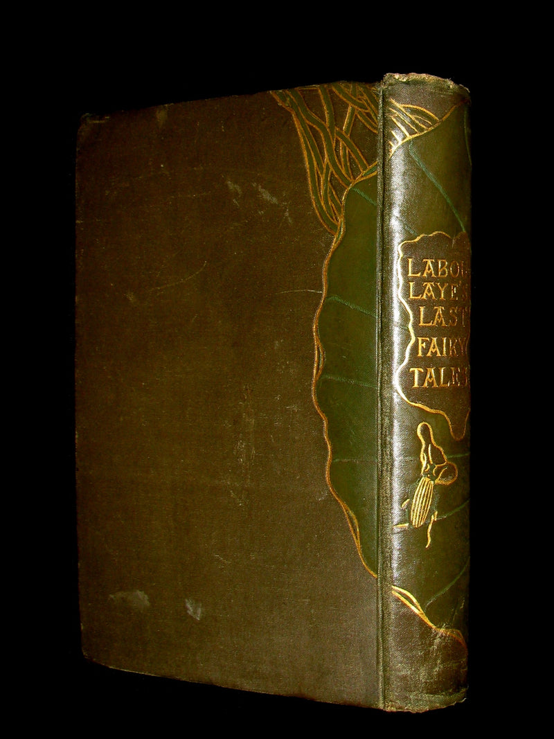 1885 Rare Book - Edouard Laboulaye's LAST FAIRY TALES - illustrated First Edition.