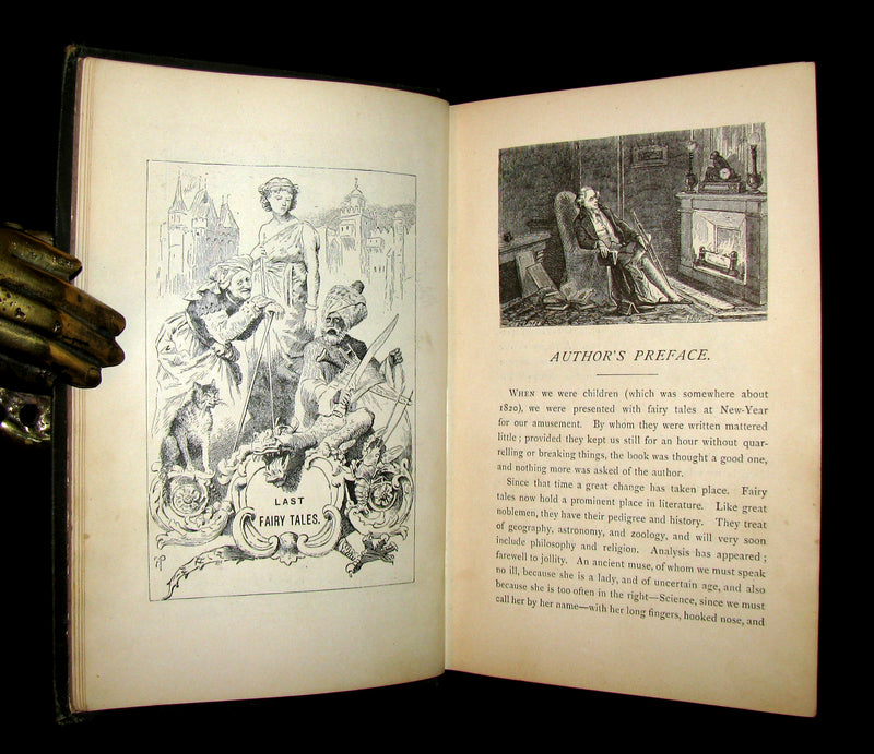 1885 Rare Book - Edouard Laboulaye's LAST FAIRY TALES - illustrated First Edition.