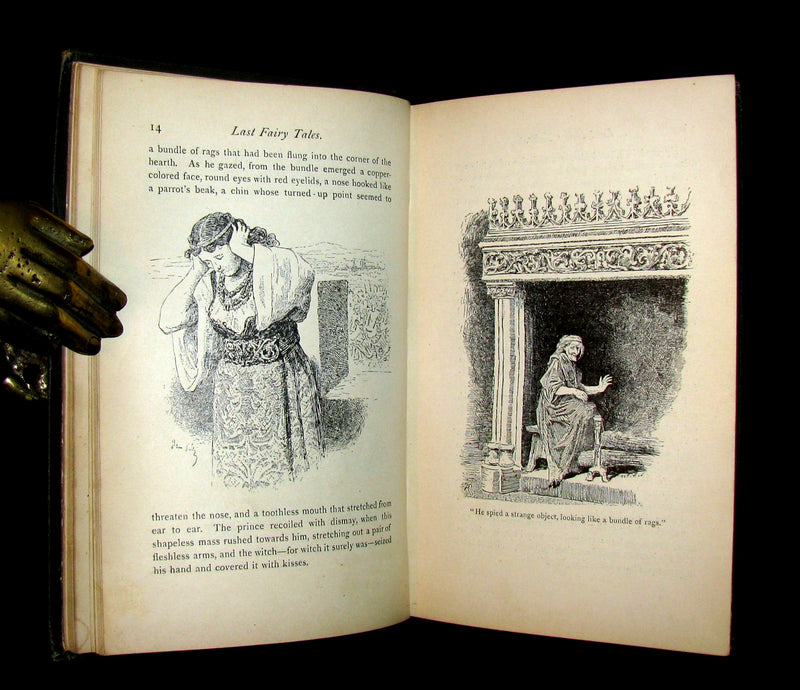 1885 Rare Book - Edouard Laboulaye's LAST FAIRY TALES - illustrated First Edition.