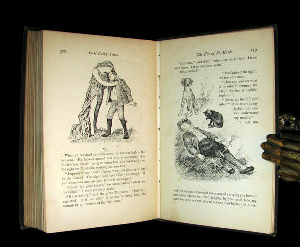 1885 Rare Book - Edouard Laboulaye's LAST FAIRY TALES - illustrated First Edition.